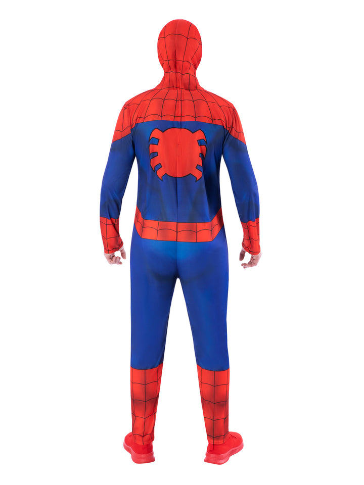 Spider-Man Adult Costume - Classic Look Jumpsuit and Mask for Halloween & Cosplay