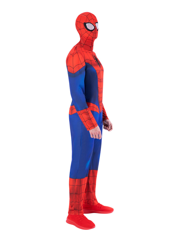 Spider-Man Adult Costume - Classic Look Jumpsuit and Mask for Halloween & Cosplay