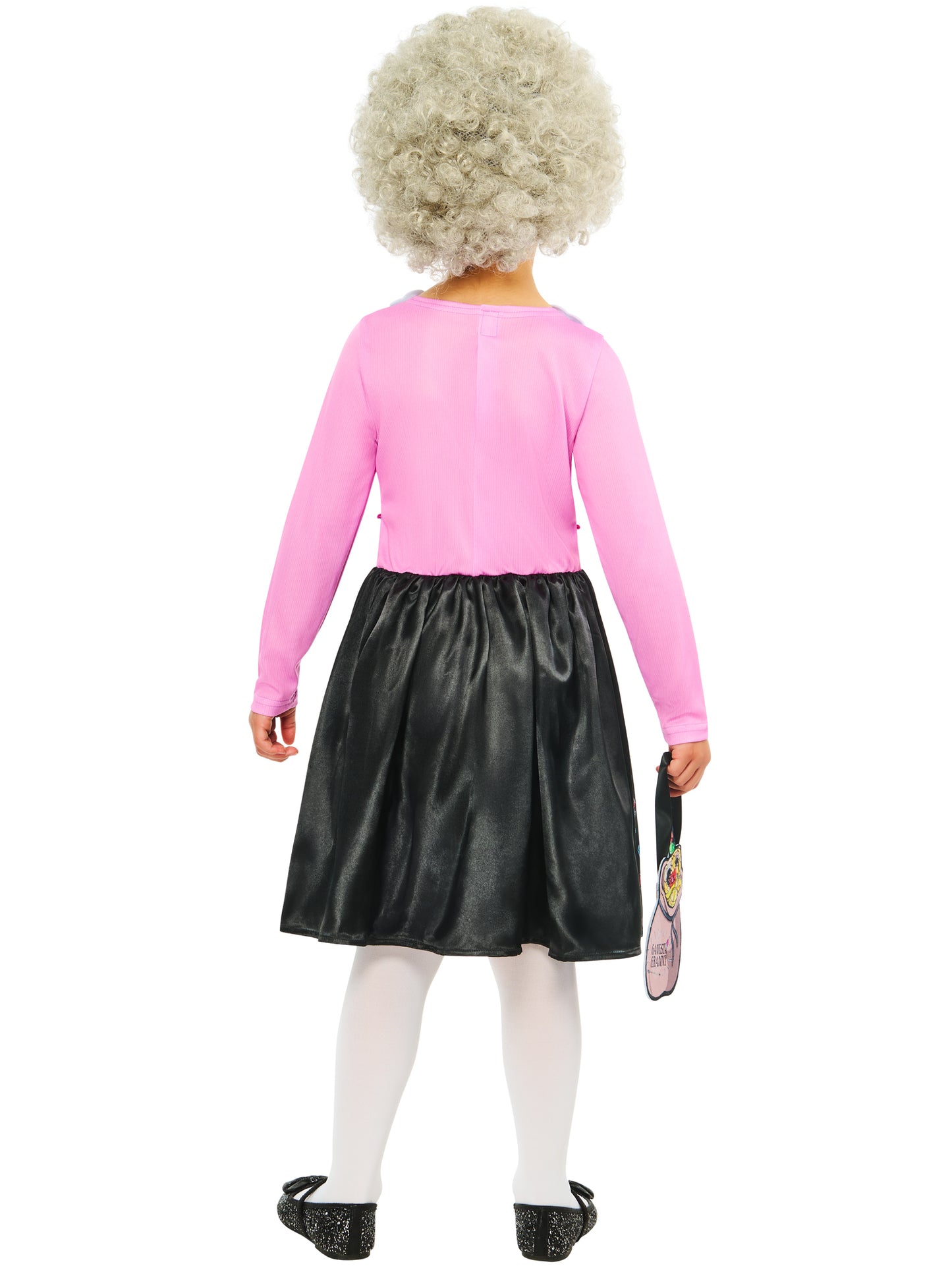 Gangsta Granny Costume Dress Wig Mask and Accessory Bag 2