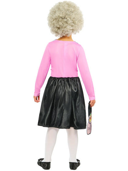 Gangsta Granny Costume Dress Wig Mask and Accessory Bag 2