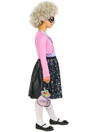 Gangsta Granny Costume Dress Wig Mask and Accessory Bag 3