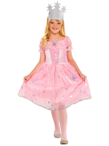 Glinda Child Costume Wizard of Oz Pink Dress 5