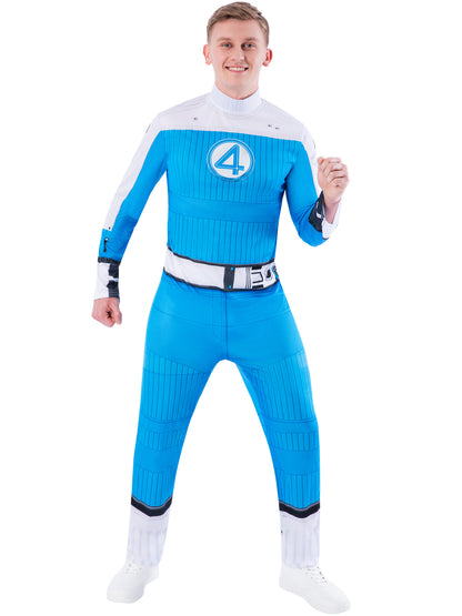 Human Torch Adult Jumpsuit Costume Fantastic 4 Movie 5