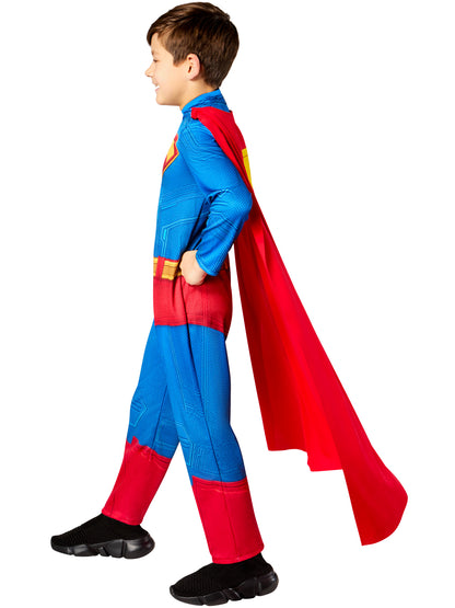 Kids Superman Jumpsuit and Cape New Movie Suit 4