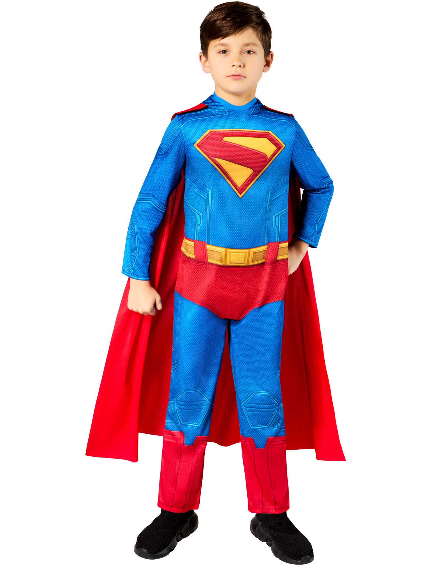 Kids Superman Jumpsuit and Cape New Movie Suit 5