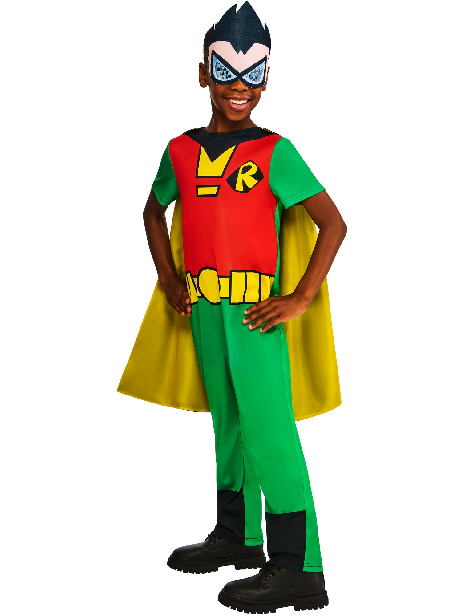 Teen Titans Go Robin Boys Costume Superhero Outfit for Kids 5