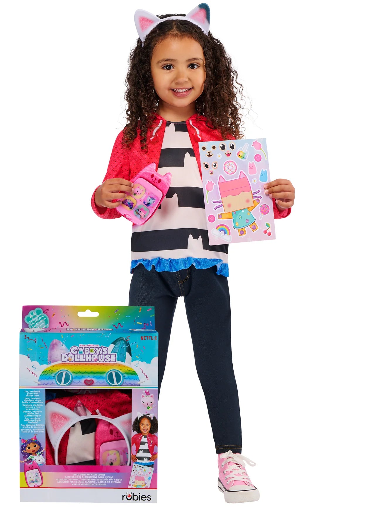 Gabbys Dollhouse Box Set Costume for Girls 1