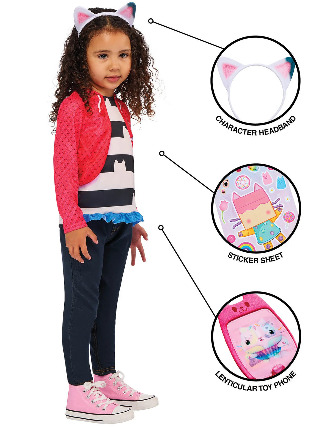 Gabbys Dollhouse Box Set Costume for Girls