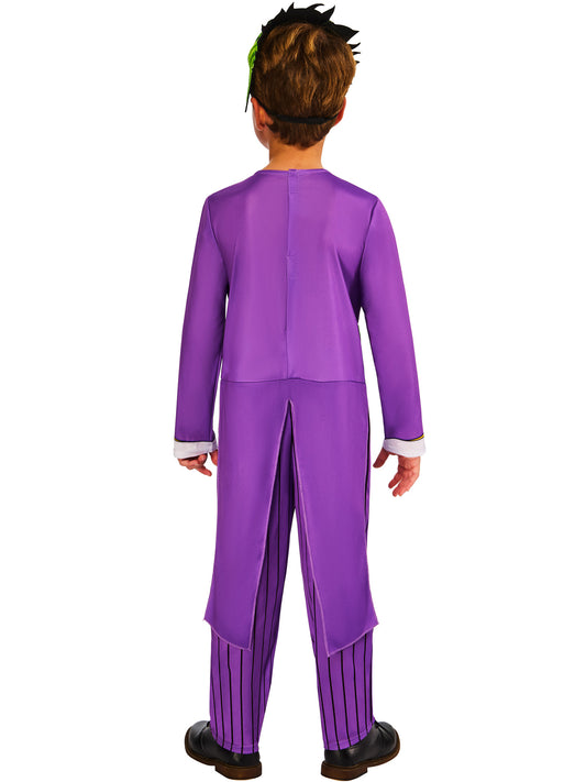 Joker Kids Costume Jumpsuit with Jacket and Headpiece 2
