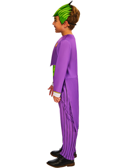Joker Kids Costume Jumpsuit with Jacket and Headpiece 4
