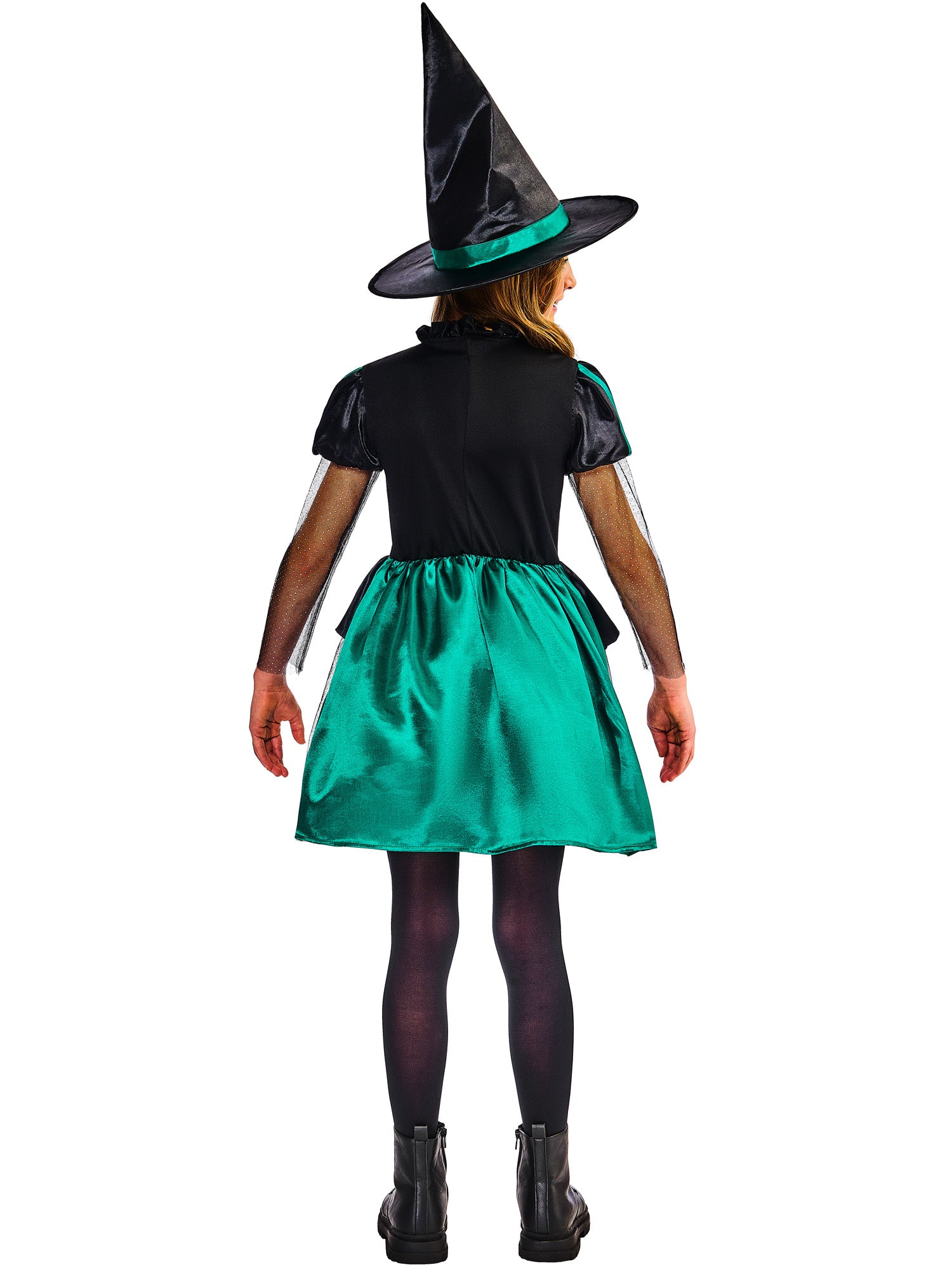 Wicked Witch Costume Dress and Hat for Girls 2