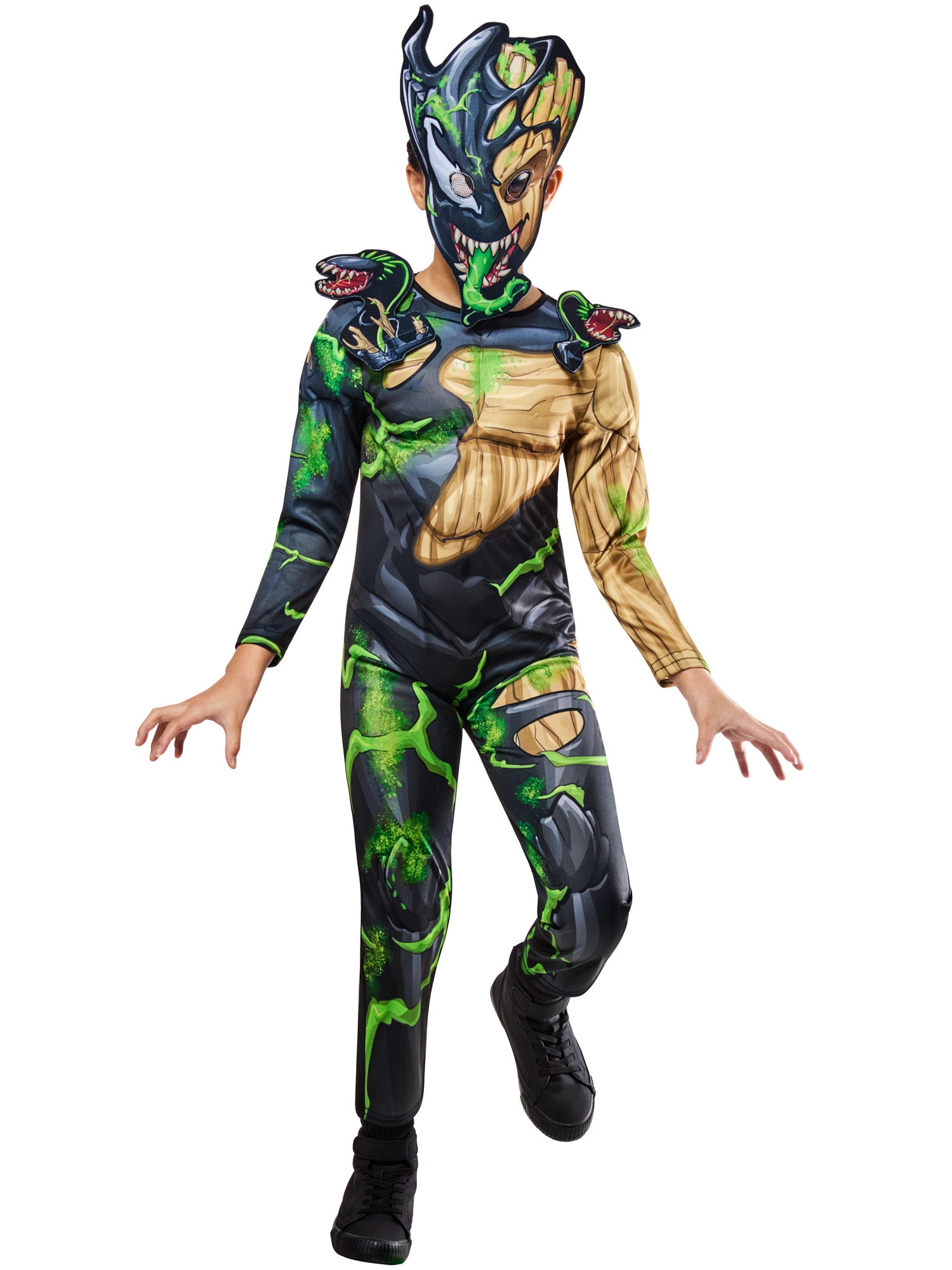 Venomised Groot Costume for Kids 1