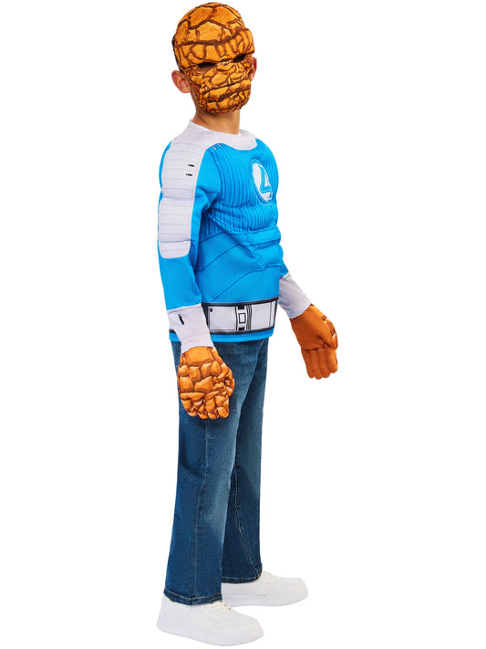 The Thing Deluxe Costume for Boys Fantastic 4 Movie 2