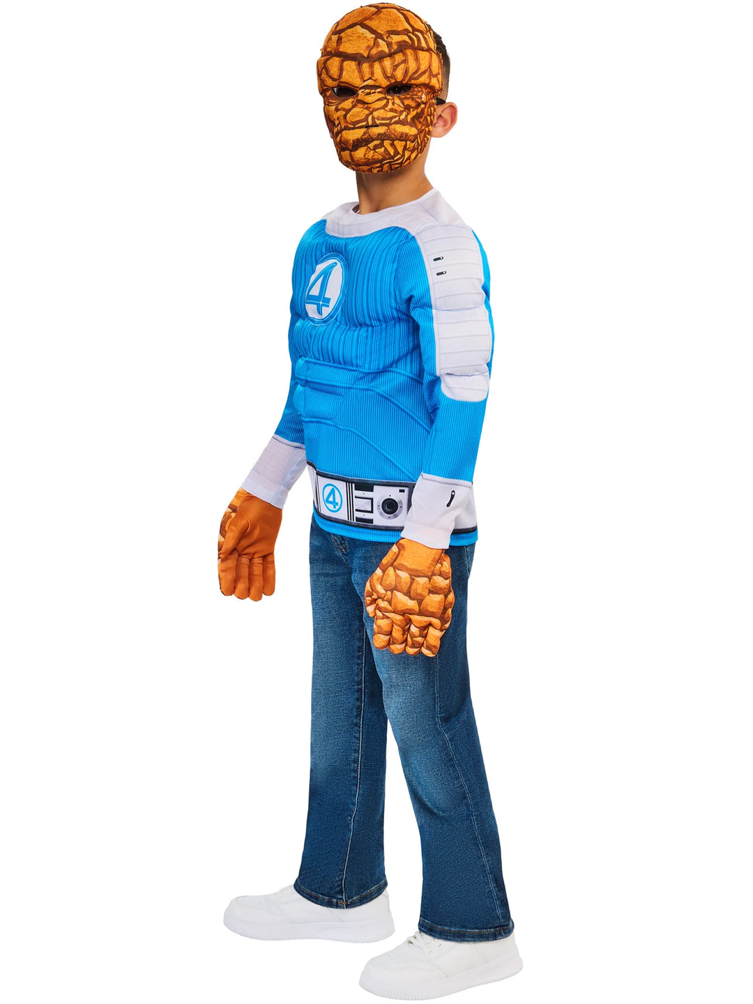 The Thing Deluxe Costume for Boys Fantastic 4 Movie