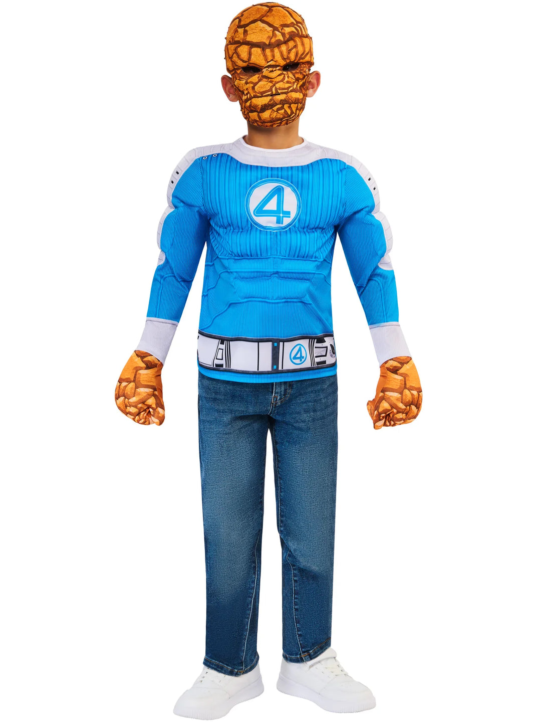The Thing Deluxe Costume for Boys Fantastic 4 Movie
