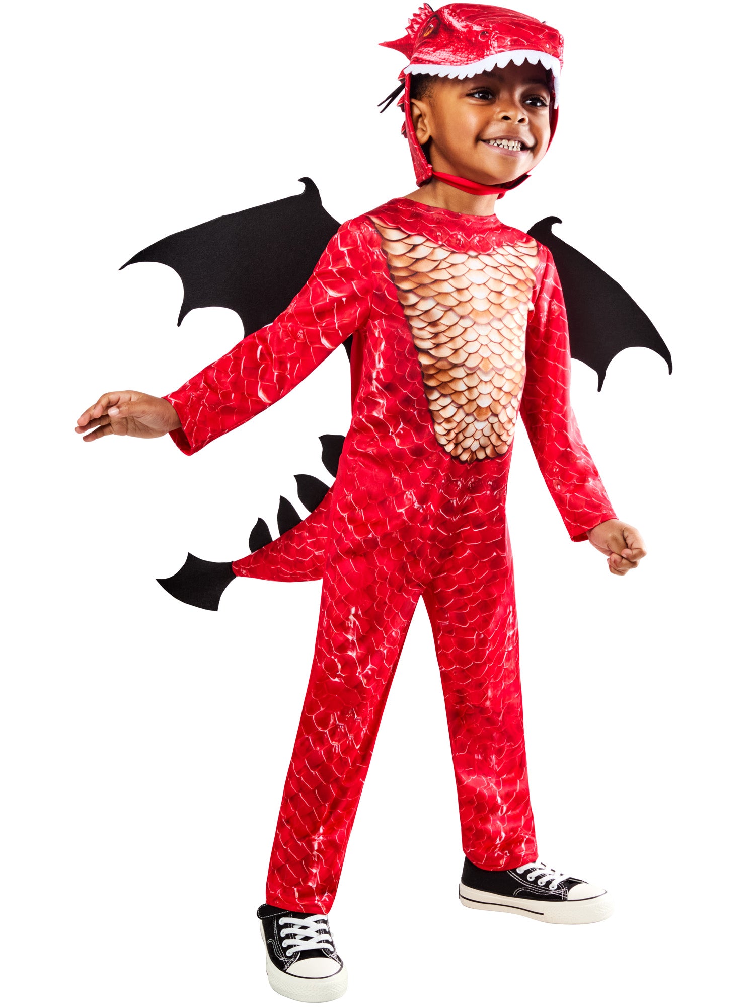 Toddler Red Dragon Costume 1