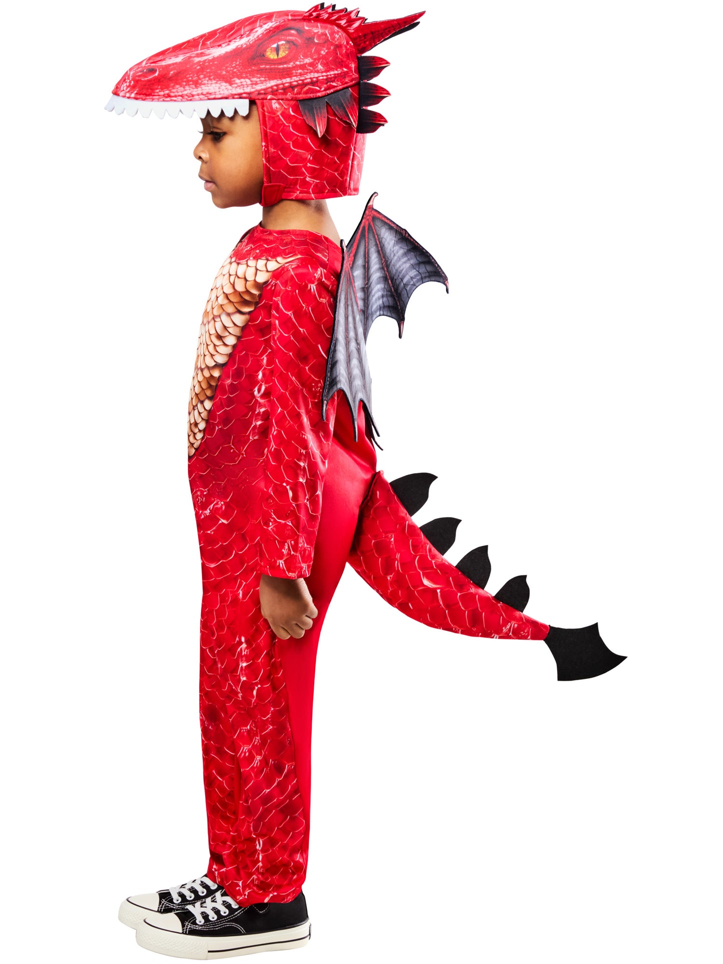 Toddler Red Dragon Costume 4
