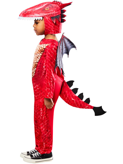 Toddler Red Dragon Costume 4
