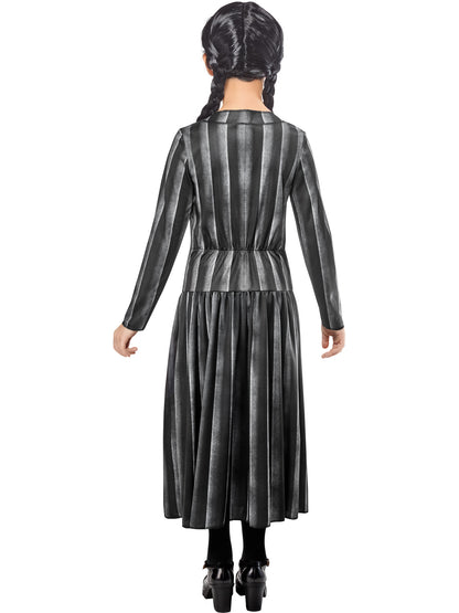 Wednesday Addams Printed Dress for Girls 2