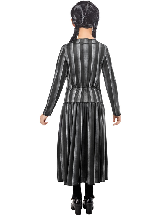 Wednesday Addams Printed Dress for Girls 2