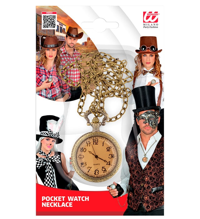 Mechanical Pocket Watch Necklace