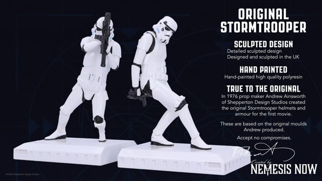 The Original Stormtrooper Bookend Figurines Bookends 18.5cm Officially Licensed Star Wars 11