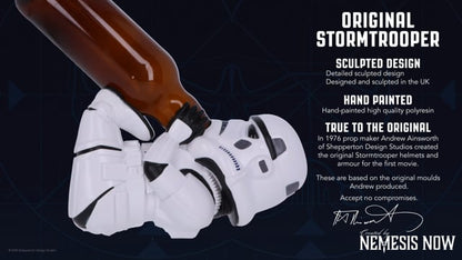 The Original Stormtrooper SciFi Wine Bottle Holder Figurine Guzzler 22cm 12