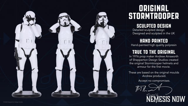 The Original Stormtrooper Three Wise SciFi Figurines 14cm 9