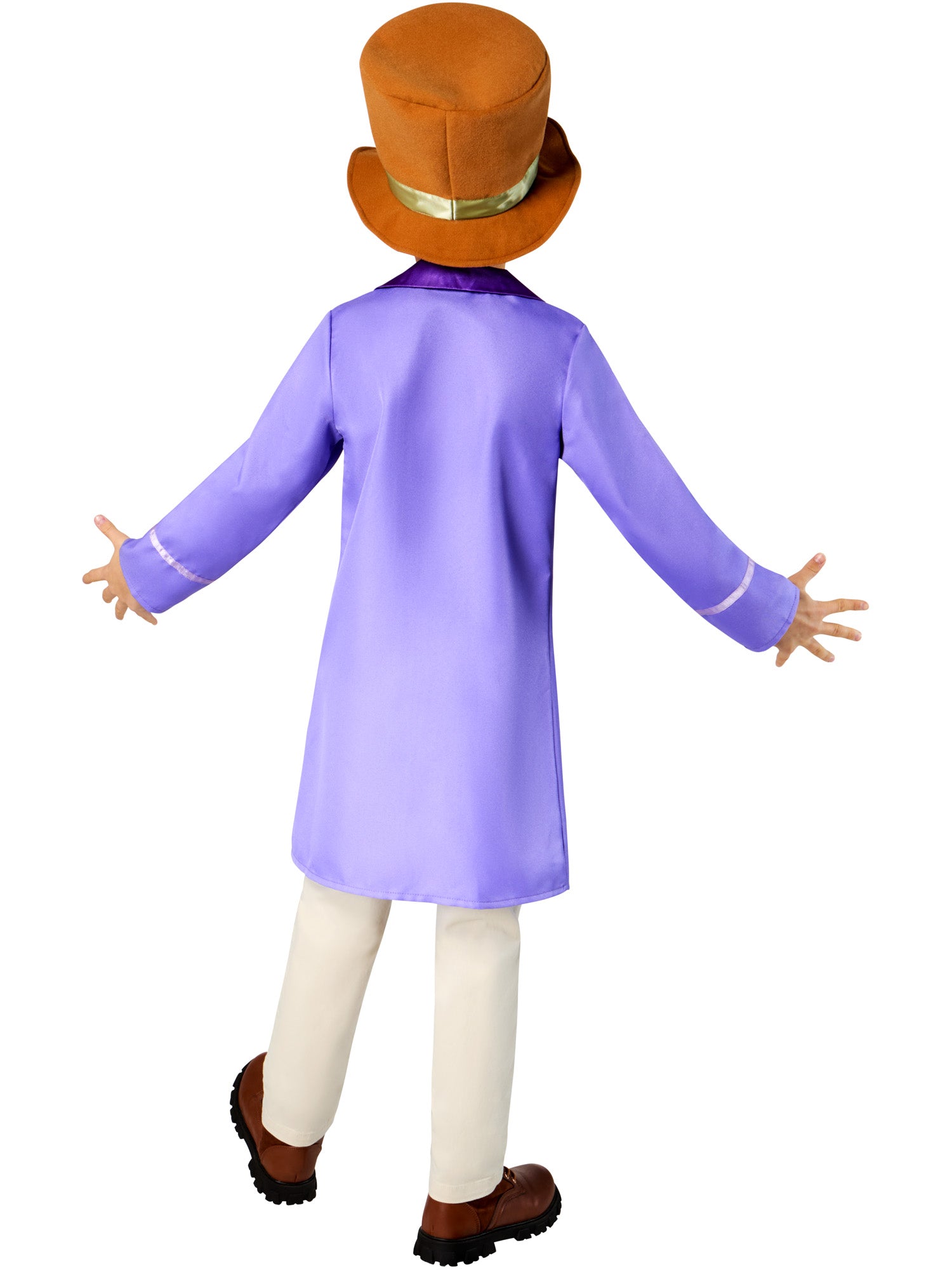 Willy Wonka Boy Chocolate Factory Costume Top with Hat 2