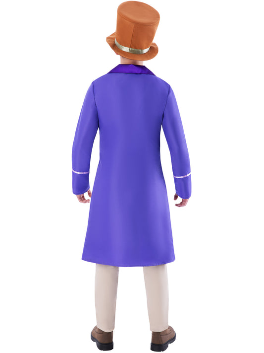 Willy Wonka Costume for Men Top and Hat 2