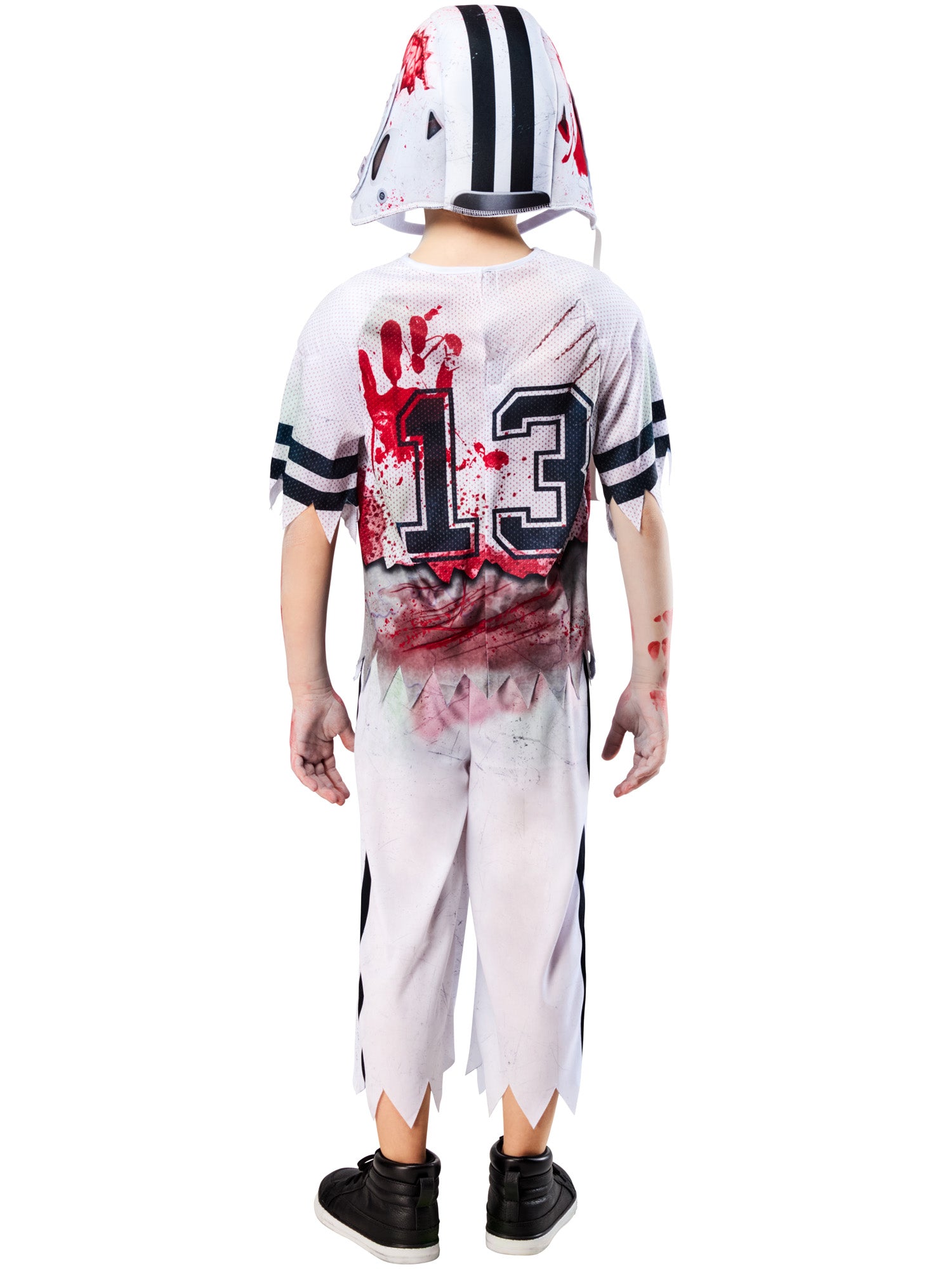 Zombie American Footballer Costume for Boys 2