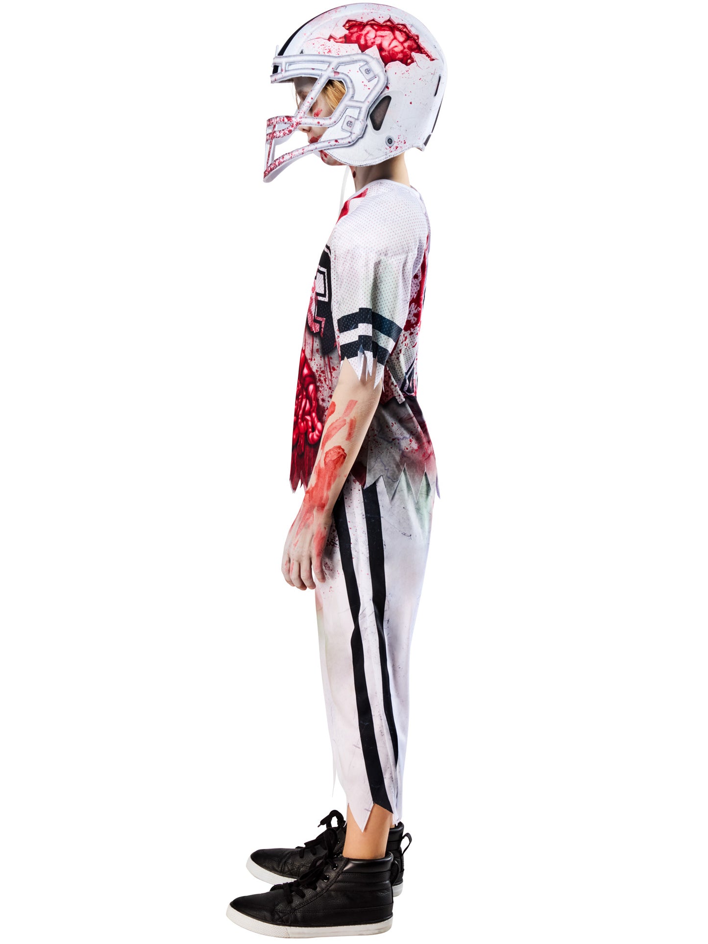 Zombie American Footballer Costume for Boys 4