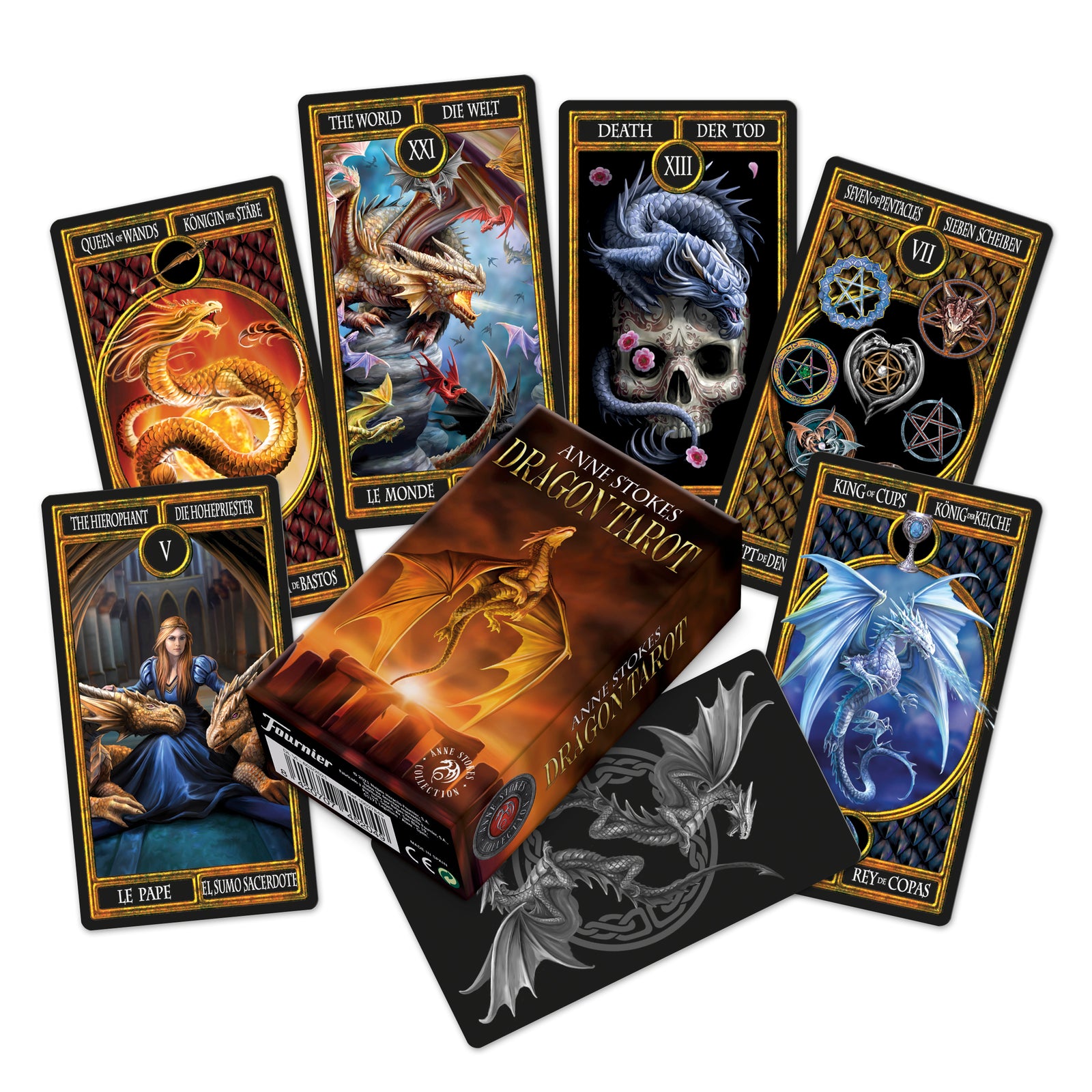 Dragon Tarot Cards Designed by Anne Stokes 78 Pack 1
