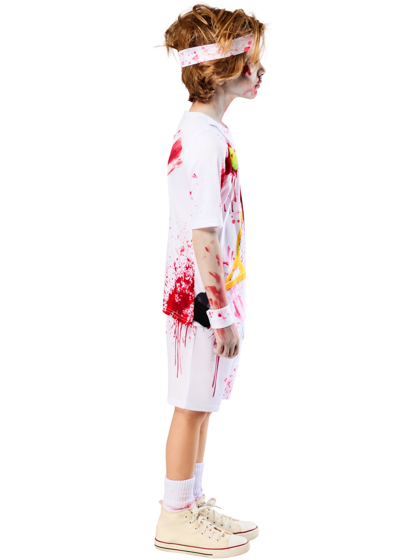Zombie Rotter Federer Boys Tennis Costume 3