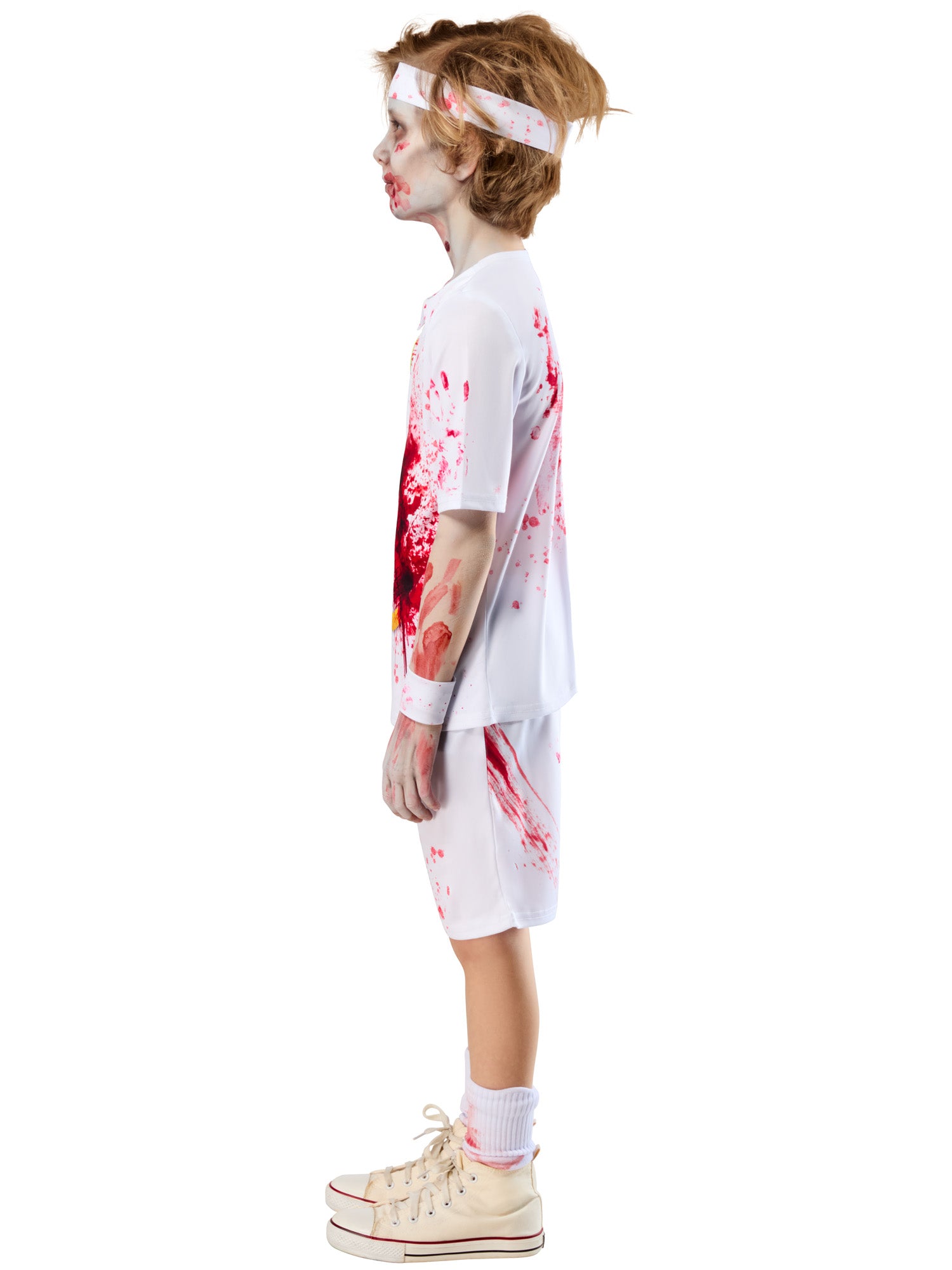 Zombie Rotter Federer Boys Tennis Costume 4