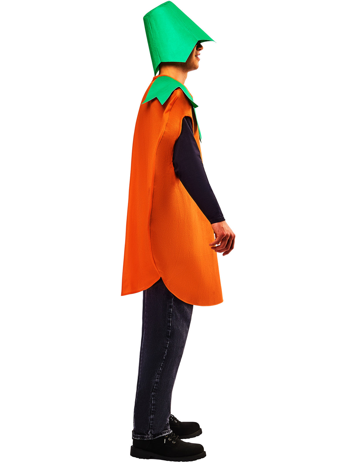 Pumpkin Adult Costume Tabard Hat Face Pieces 3