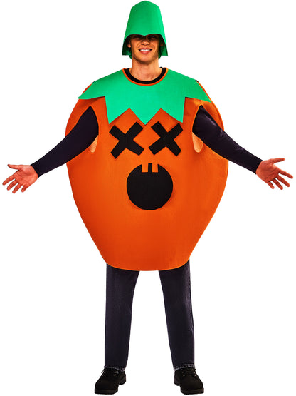 Pumpkin Adult Costume Tabard Hat Face Pieces 4