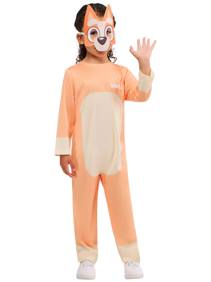 Bingo Bluey Costume for Kids Jumpsuit and Mask