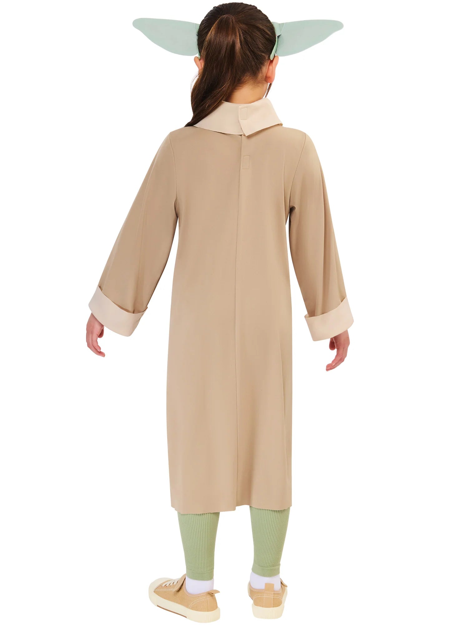 Grogu Costume for Kids Mandalorian Baby Yoda Outfit Robe and Headband 2