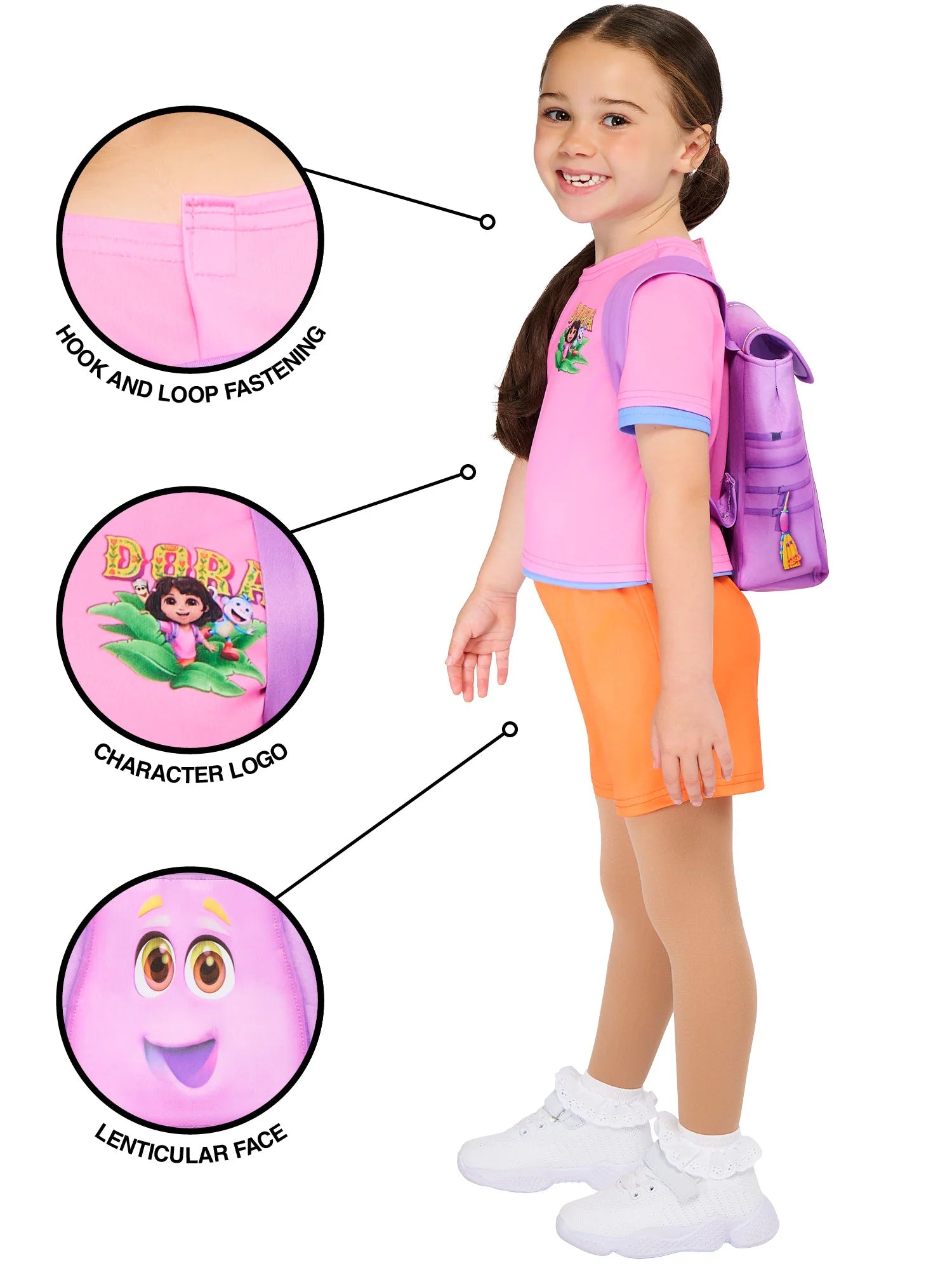 Dora the Explorer Costume for Girls 3