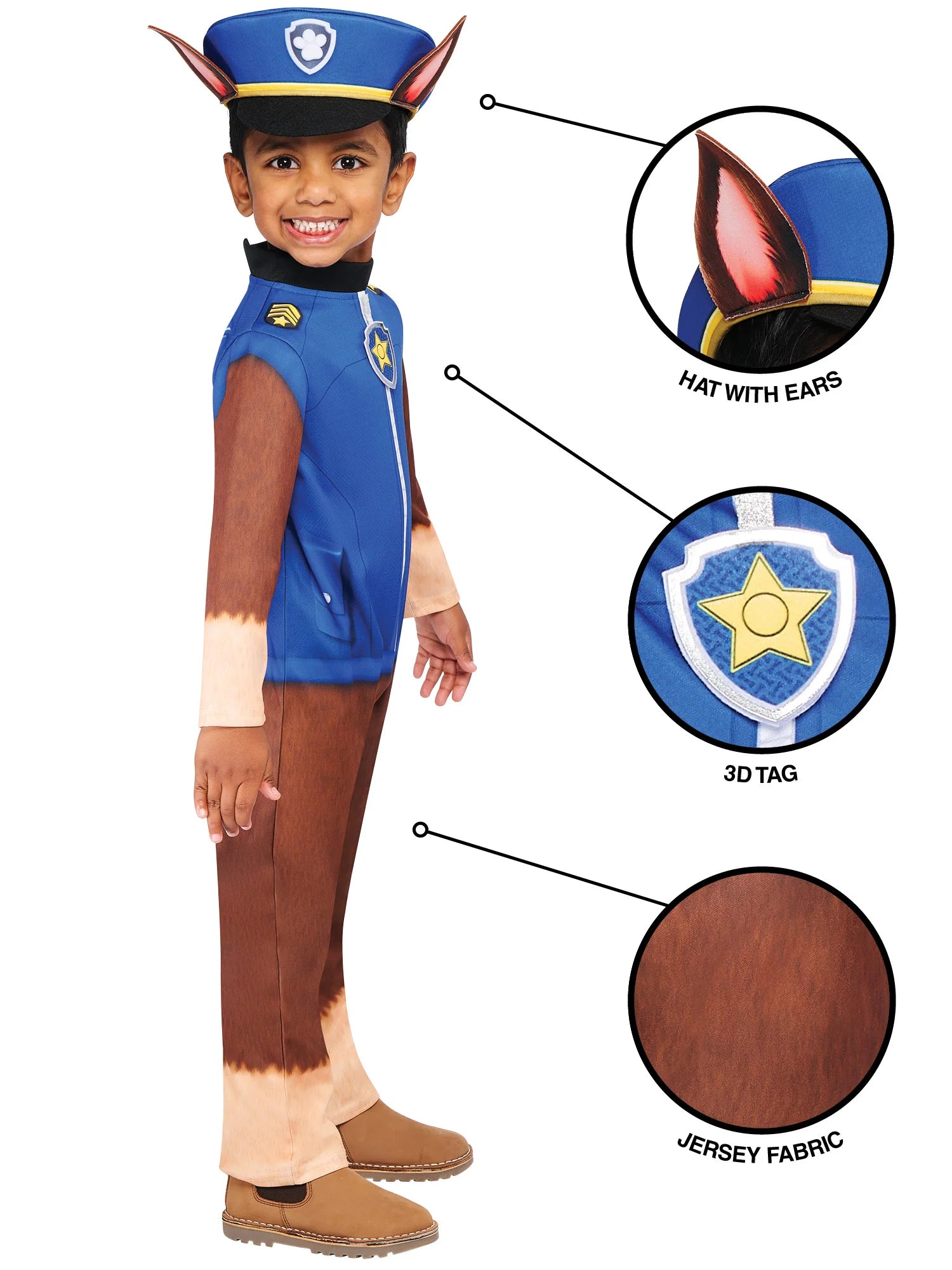 Paw Patrol Chase Costume for Kids 3