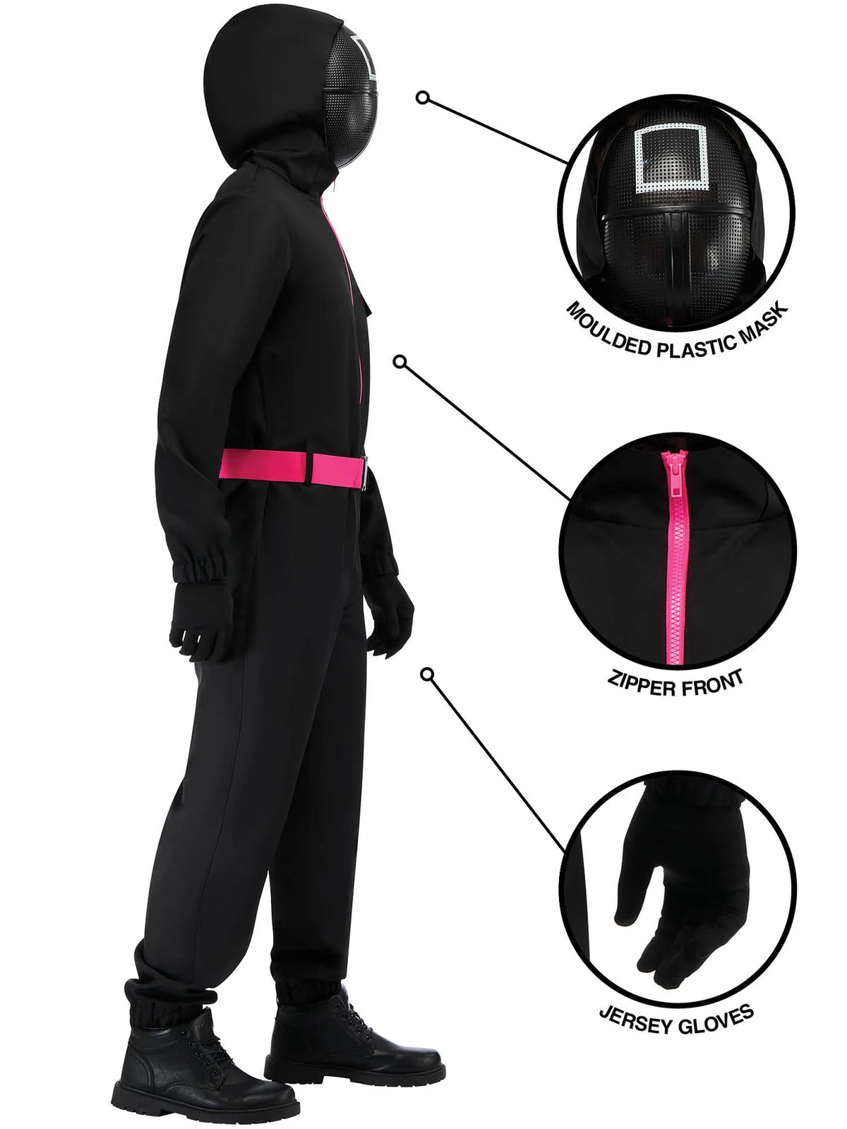 Squid Game Supervisor Deluxe Adult Costume 3