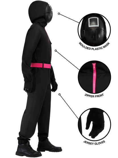 Squid Game Supervisor Deluxe Adult Costume 3