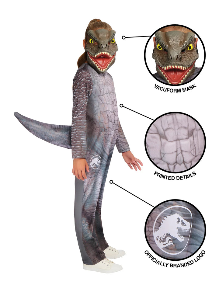 T-Rex Costume for Children with Dino Mask 3