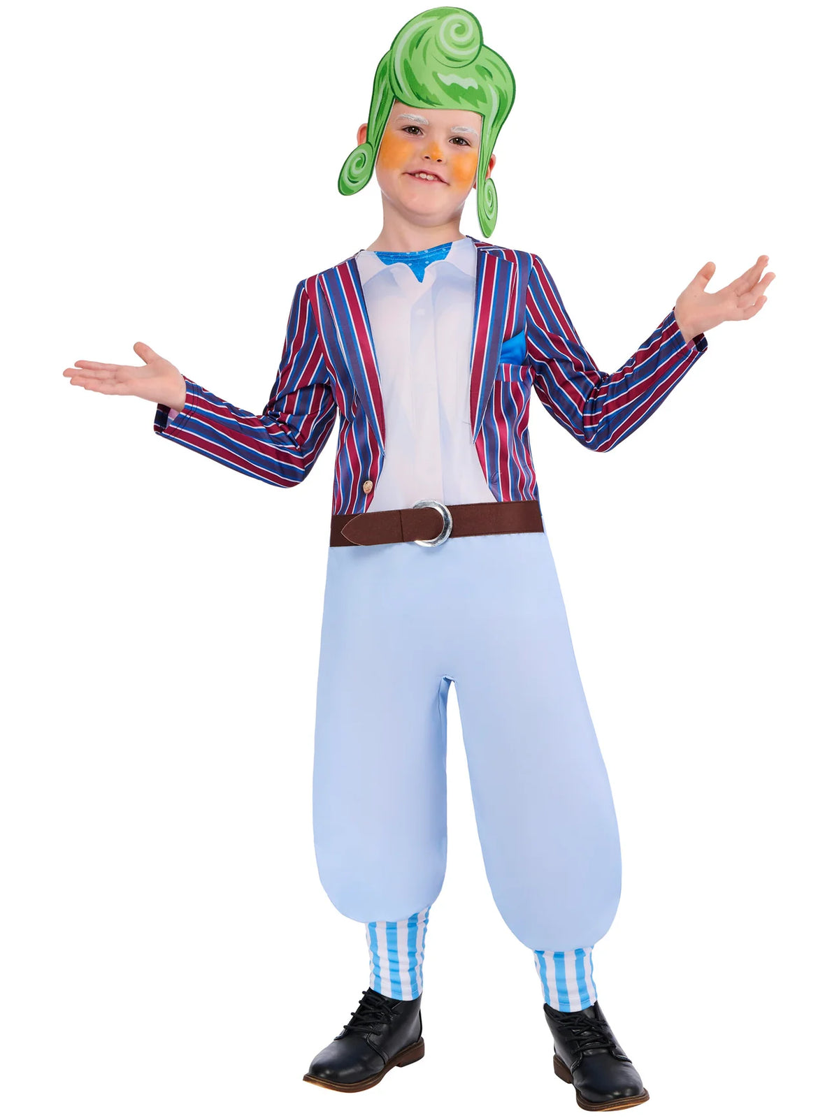 Oompa Loompa Willy Wonka Costume for Kids 5