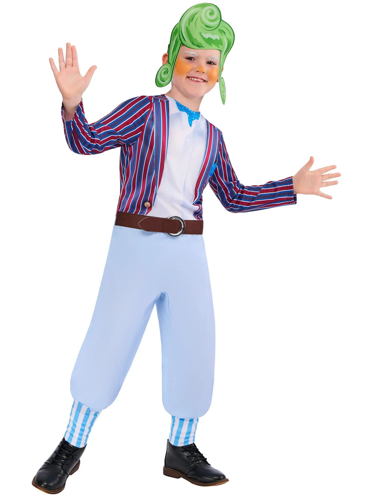 Oompa Loompa Willy Wonka Costume for Kids 6
