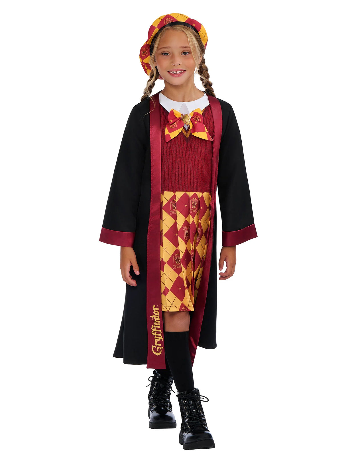 Gryffindor Robe Dress Hogwarts School Uniform Costume for Girls 5