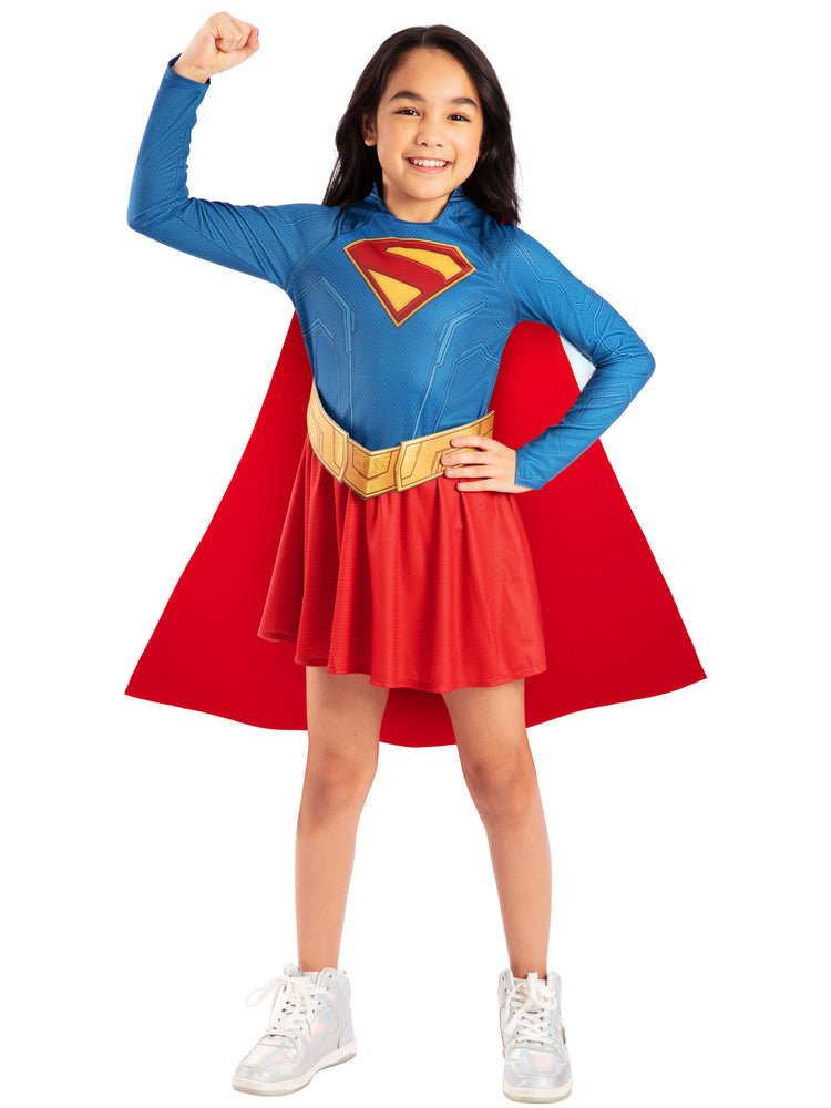 Supergirl Costume for Kids Movie Dress Up