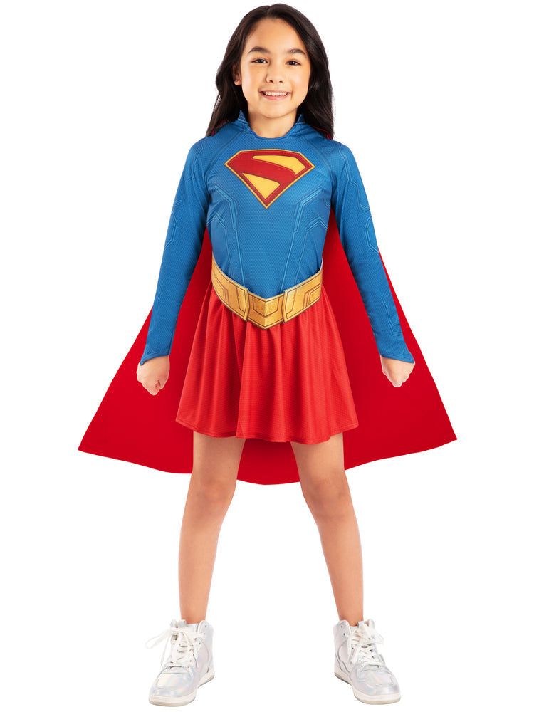 Supergirl Costume for Kids Movie Dress Up