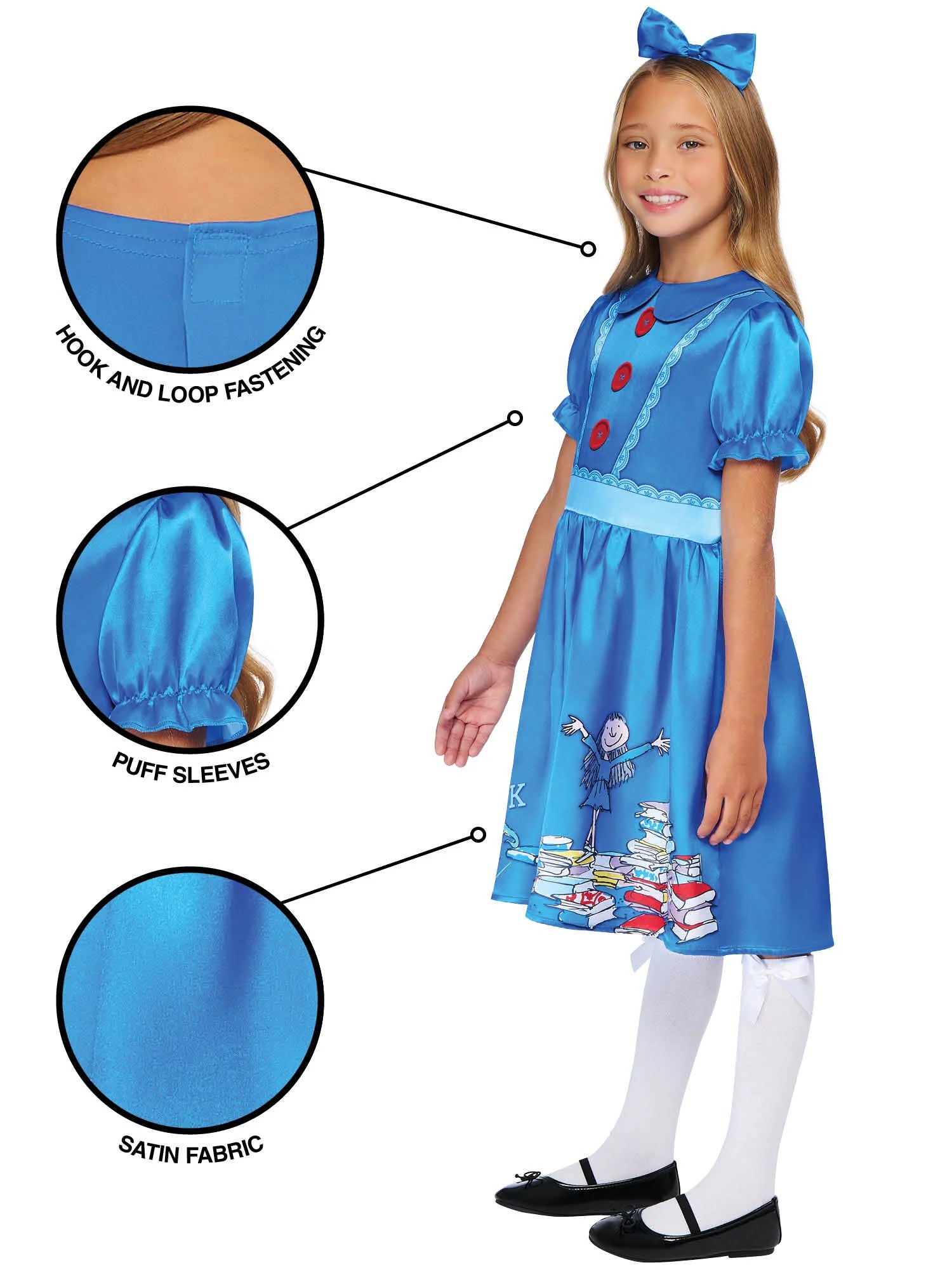 Matilda Deluxe Costume Dress for Girls 4